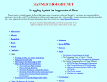 Tablet Screenshot of bannedthought.net